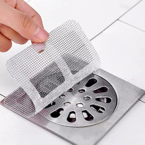 30Pcs Disposable Hair Catcher Drain Sticker for Bathroom Shower Sink