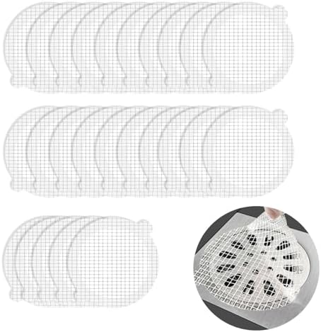 ASTIMESA 25-Pack Disposable Hair Catcher for Shower Drain