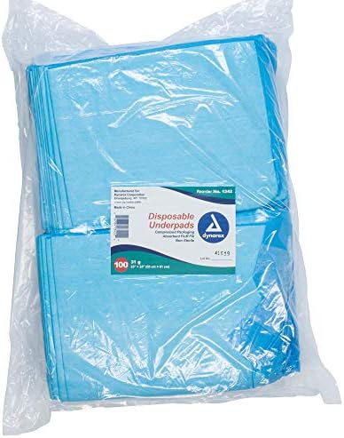 Dynarex Disposable Underpads 23x24 31g 100 Pack
