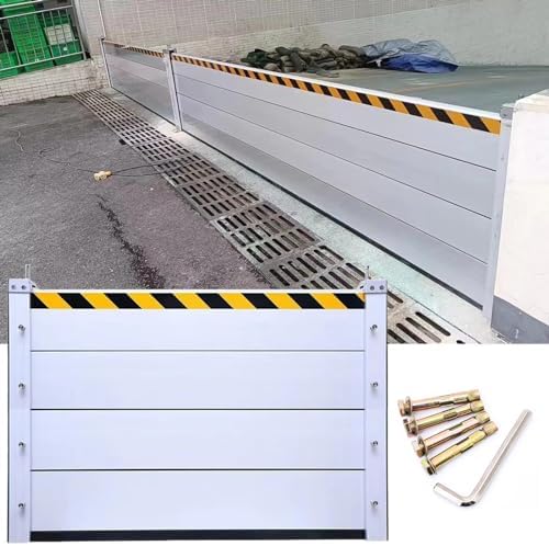 High Flood Control Baffle Underpass Entry Protection Barrier 31 High