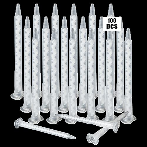 100 Pieces Epoxy Mixing Nozzle Tips for 50ml Cartridges