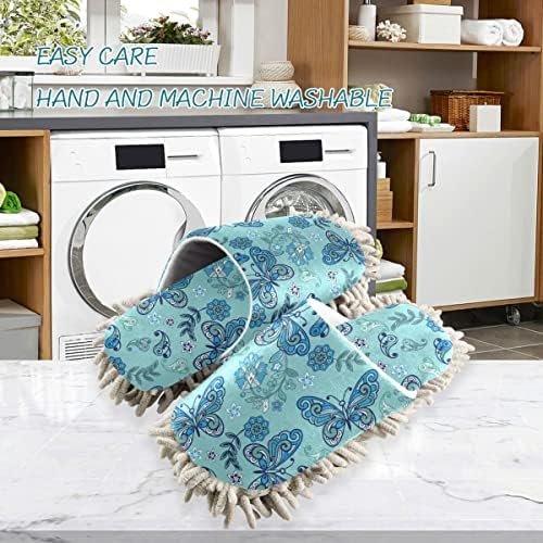 DOMIKING Microfiber Mop Slipper for Easy Cleaning