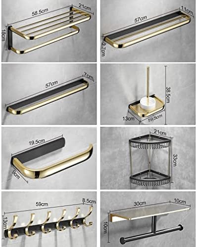ANNBKA Luxury Bathroom Towel Bar Set