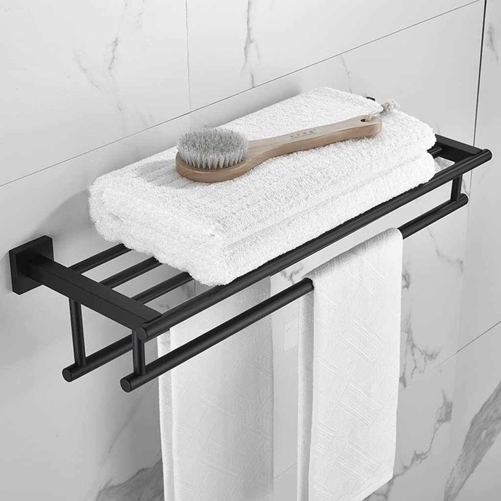 ANNBKA 304 Stainless Steel Towel Shelf Wall Mounted