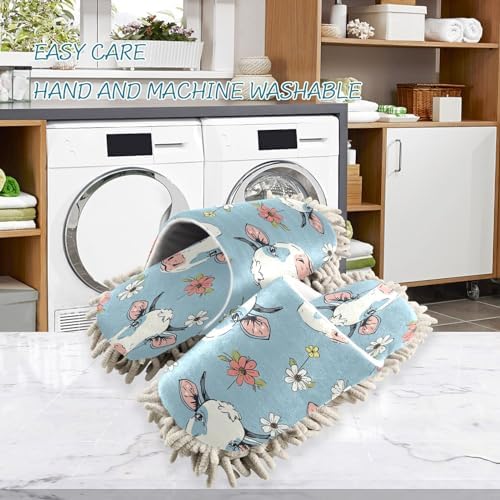 Zhirexin Vintage Cow Kitchen Cleaning Slippers