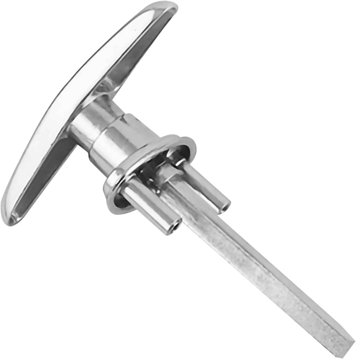 Garage Door Lock T Handle with 4 Keys Replacement Kit