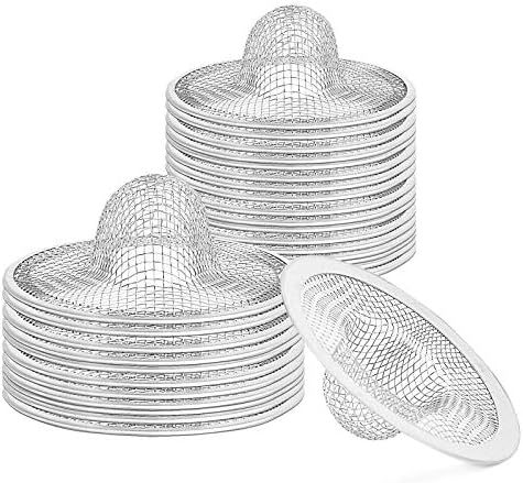 Kingrol 50 Pack Stainless Steel Sink Strainer 2-34 Inch
