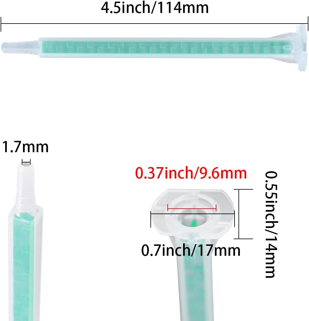 20-Piece 24-Element Epoxy Mixing Nozzle Tip for Adhesive Guns