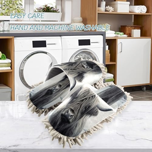 Zhirexin High Absorbency Cleaning Slippers