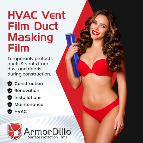 ArmorDillo HVAC Vent Film Duct Masking Tape 12 x 185