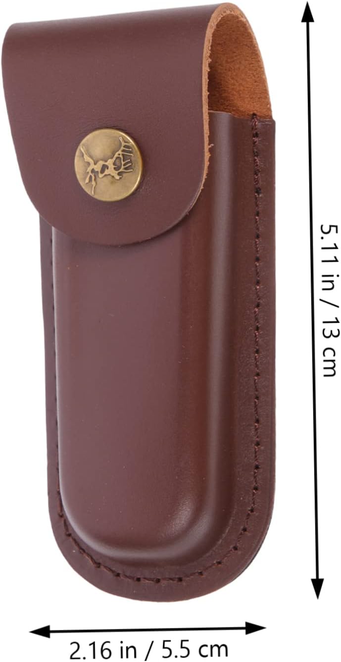 WOONEKY Leather Belt Cutter Holder Tool Pouch