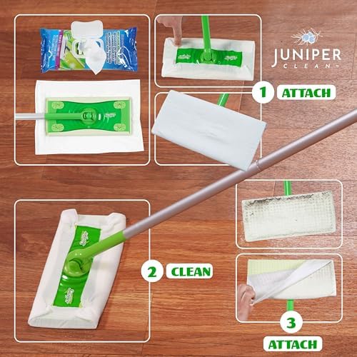 Juniper CLEAN Wet Floor Wipes 20 Count Refill Pack