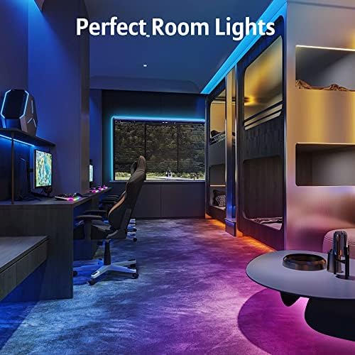 KEELIXIN Bluetooth Music Sync LED Strip Lights for Bedroom 1