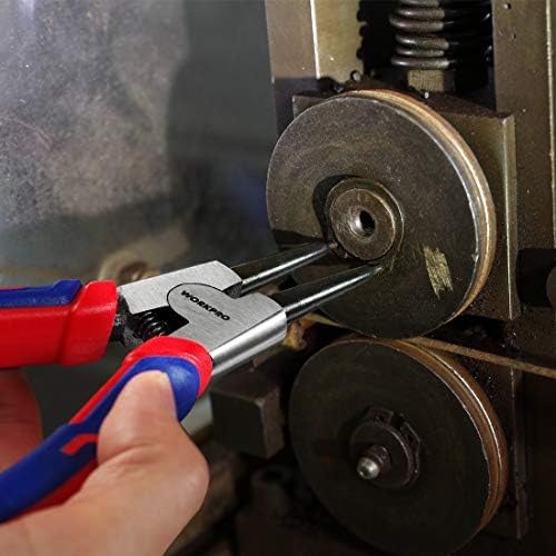 WORKPRO 4-Piece Snap Ring Pliers Set and 8 Mini Bolt Cutter