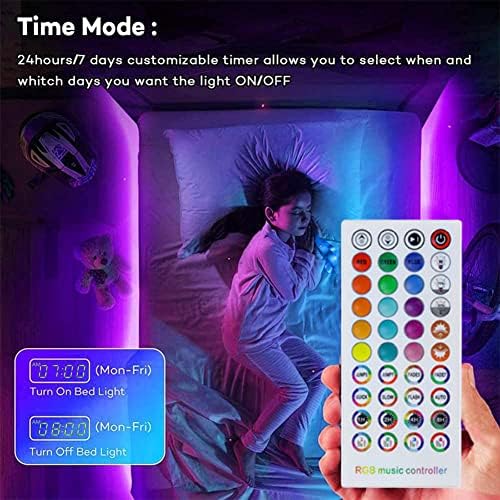 GXILEE Bluetooth RGB LED Controller with UL Power and 4 Pin Connectors