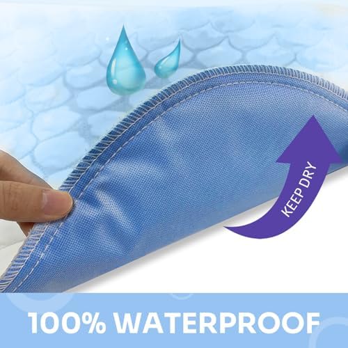 Conkote Heavy Absorbency Bed Pad 4 Pack Waterproof Reusable Incontinence Underpads