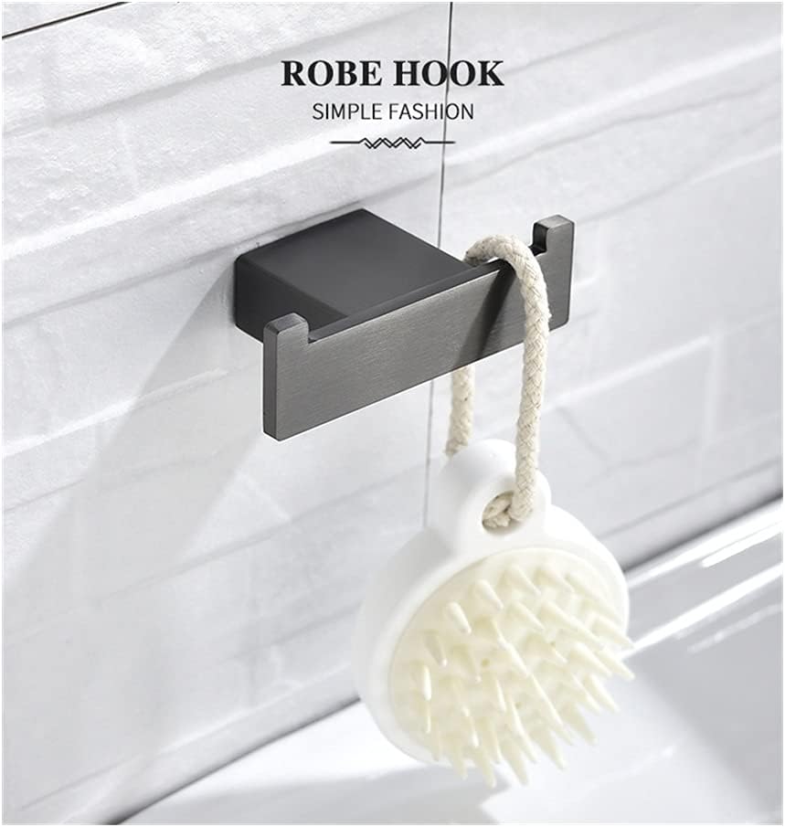 ANNBKA Gray Double Towel Bar Set for Bathroom