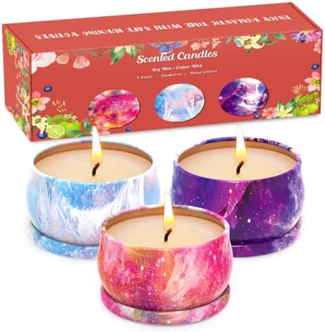 Starry Sky Scented Candle Set 3 Pack