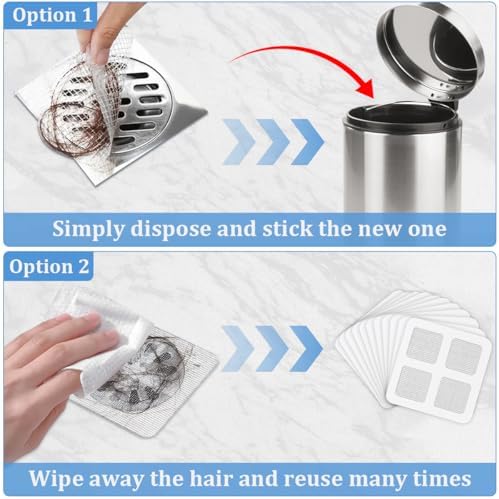 TORIHIKI Disposable Drain Hair Catcher 50 Pcs