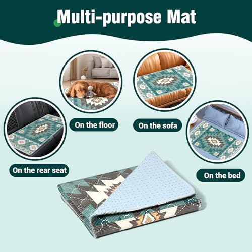 MILDPLUS Washable Bed Pads 34X52 Reusable Underpads with Printed Design