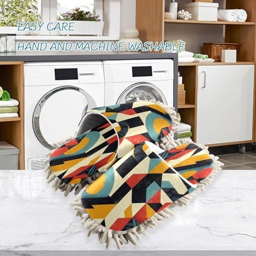 Zhirexin Colorful Lattice Kitchen Cleaning Slippers 1
