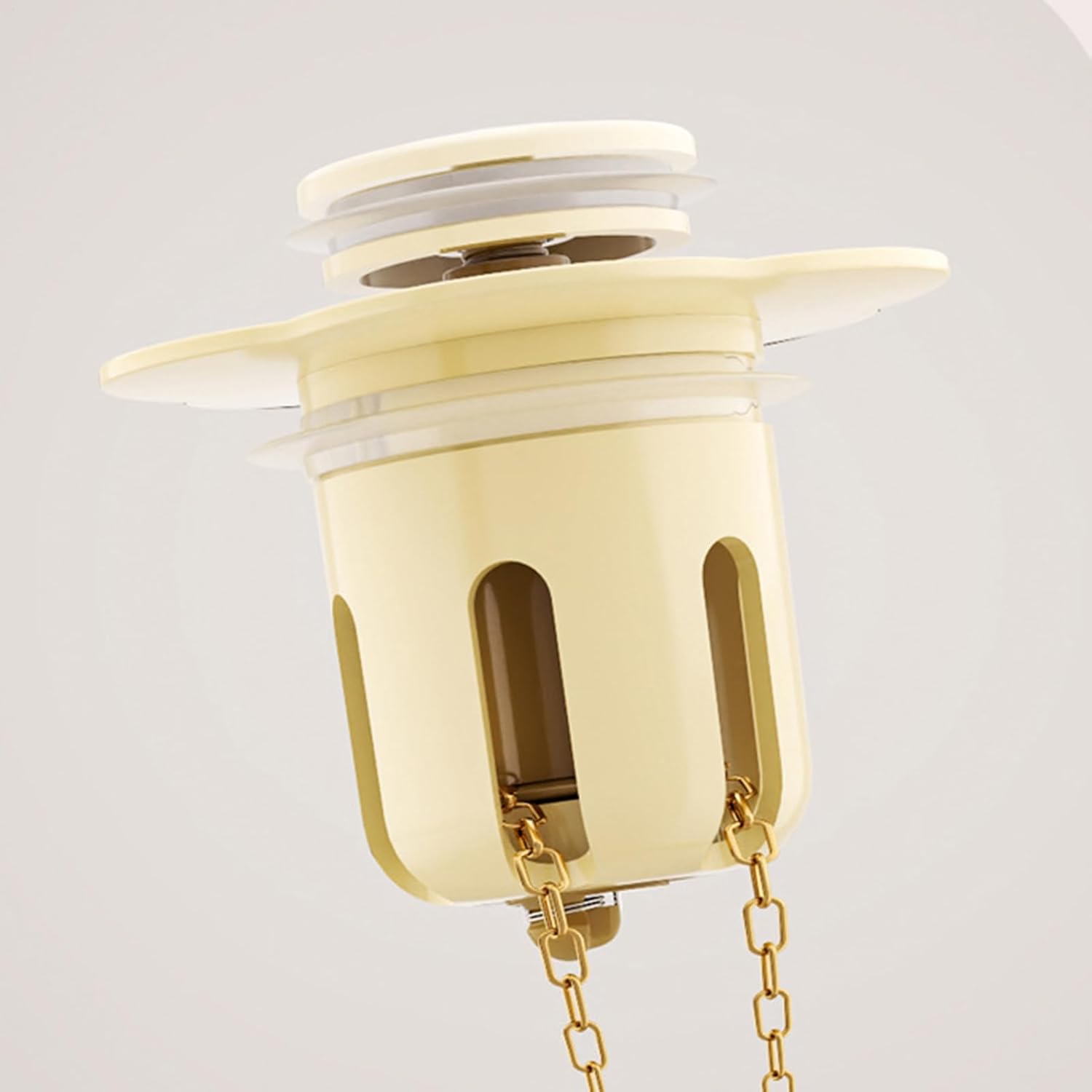 Freestanding Bathtub Drain Stopper with Flower Design 1