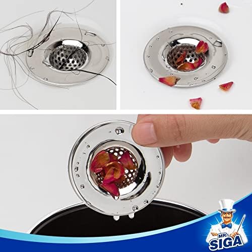 MRSIGA 3 Pack Stainless Steel Sink Strainers 1