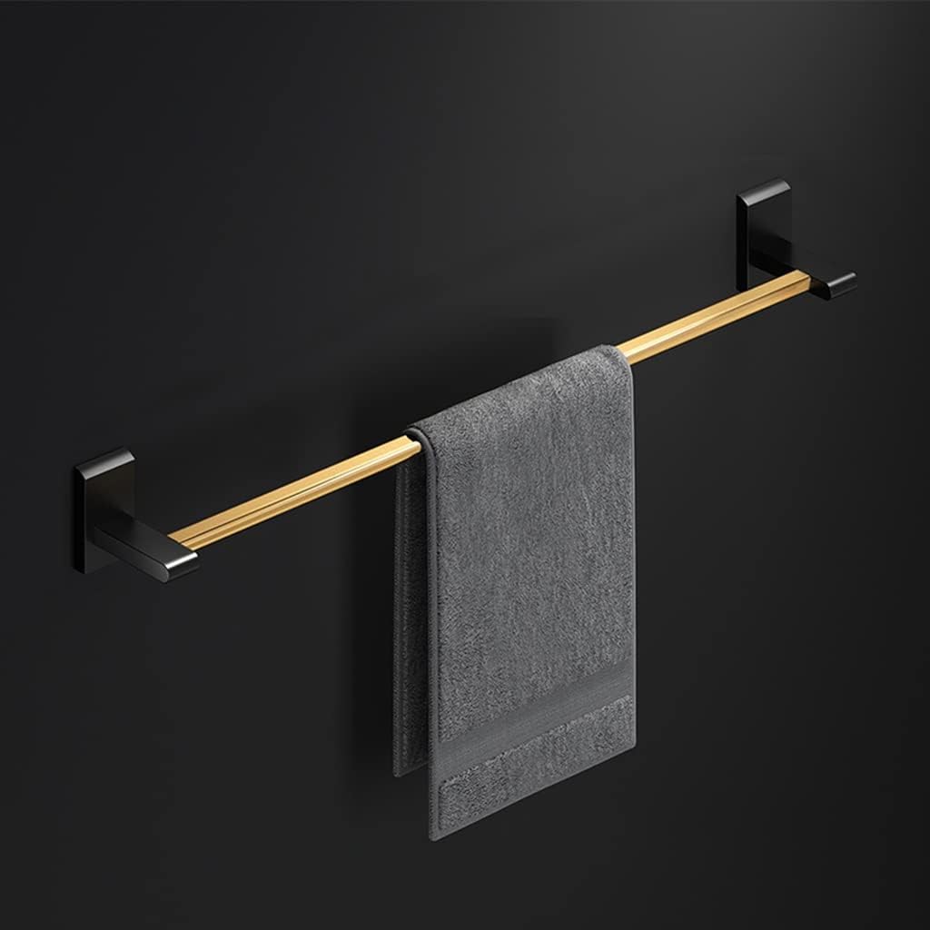 ANNBKA Black Gold Bathroom Towel Rack Set