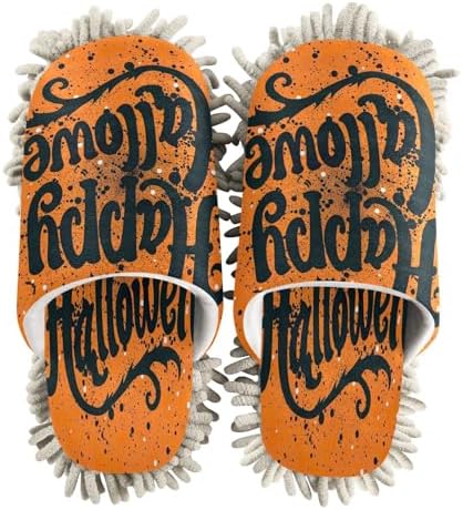 Zhirexin Halloween Kitchen Cleaning Slippers