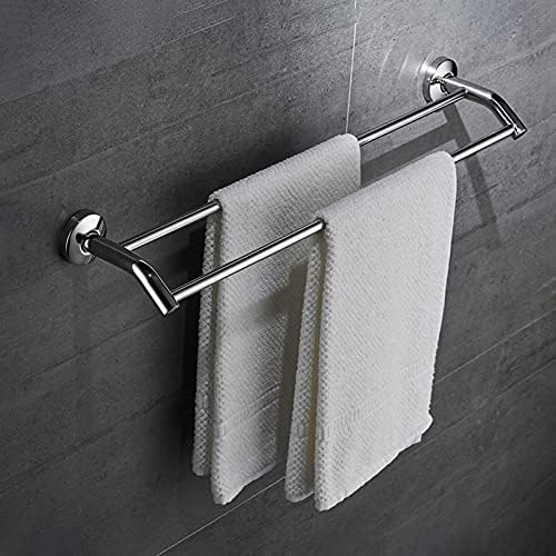 TiStm Double Towel Rail Wall Mount 30Cm Stainless Steel