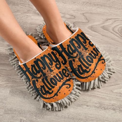 Zhirexin Halloween Kitchen Cleaning Slippers