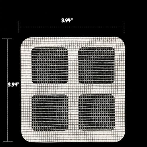 25pcs 4 X 4 Disposable Shower Drain Cover
