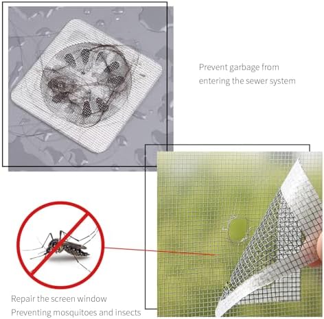 Patty Both 20 Pack 4x4 Disposable Hair Catcher for Drain 1