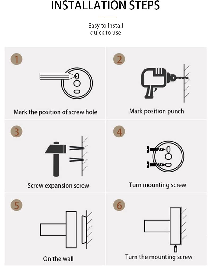 ANNBKA Stainless Steel Bathroom Hardware Set