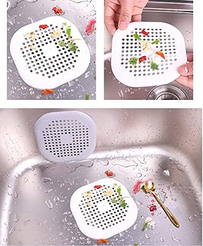 Philbinden 2-Piece Shower Drain Hair Catcher with Sucker