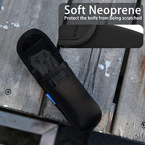 Xxerciz 4 Inch Pocket Knife Sheath with Carabiner