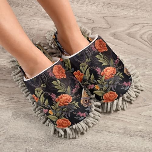 Zhirexin Microfiber Mop Slippers for Home Use