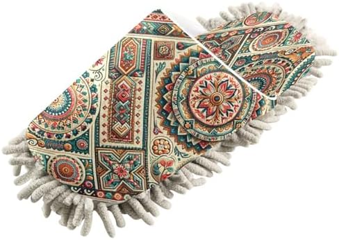 Zhirexin Mandala Pattern Mopping Slippers