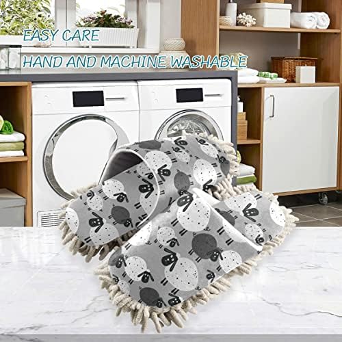 DOMIKING Mop House Slippers for Cleaning