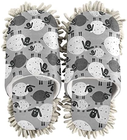 DOMIKING Mop House Slippers for Cleaning