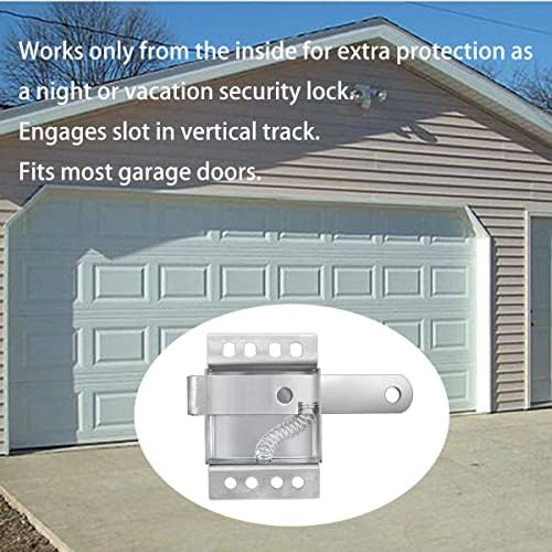 EWONICE Garage Door Side Lock with 8 Screws