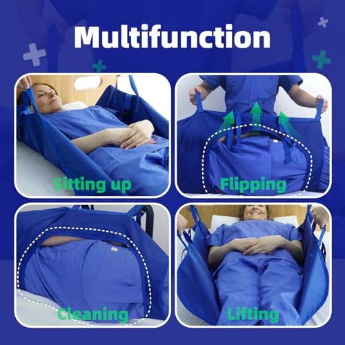 OISNSOIN Positioning Bed Pad with Handles 31x29 Incontinence Mattress 1