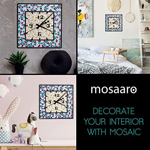 Mosaaro Glass Mosaic Tiles Kit Creative DIY Art for Adults and Teens
