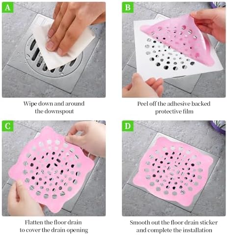 40PCS HUIKANGSHENG Disposable Hair Catcher Sticker