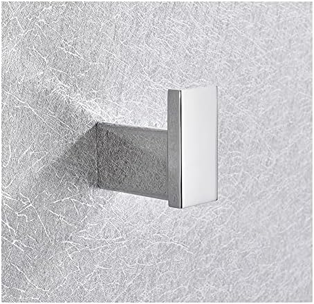 Chrome Robe Hook Towel Rack Set Bathroom Hardware