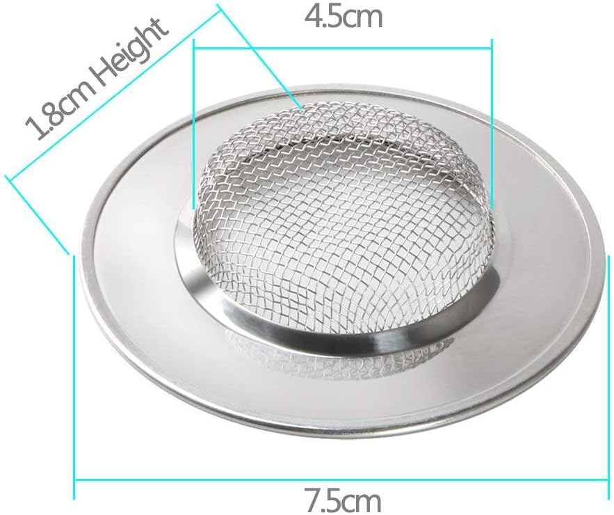 Stainless Steel Hair Catcher Stopper for Sink and Bathtub 1