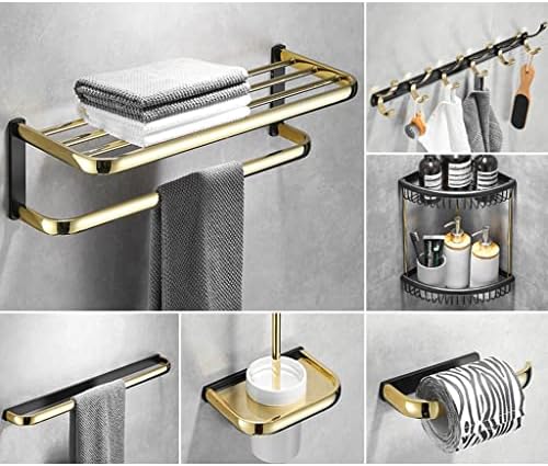 ANNBKA Luxury Bathroom Towel Bar Set