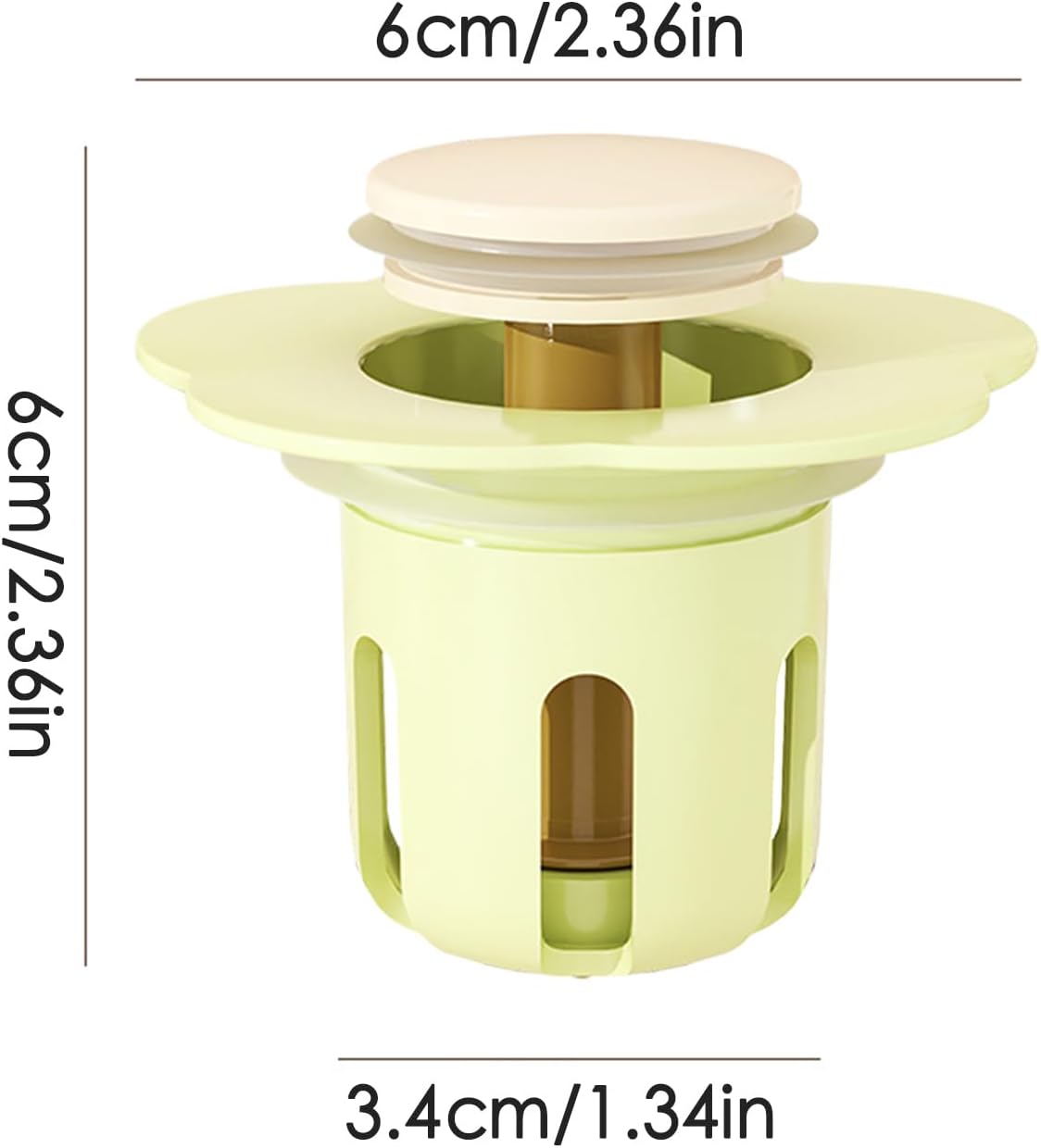 Flower Shaped Silicone Drain Stopper for Kitchen Shower Bath