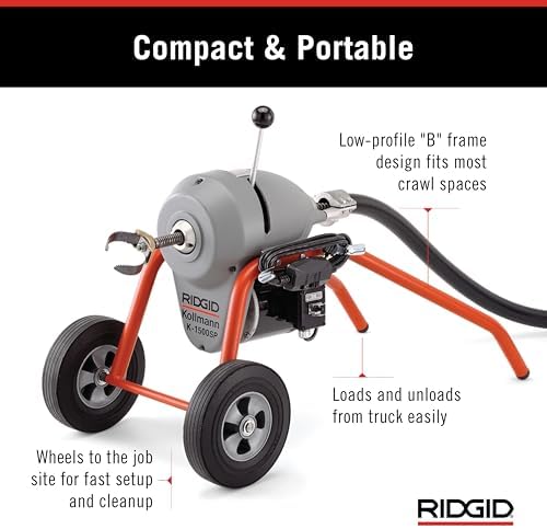 RIDGID 23717 K-1500B Sectional Drain Cleaner