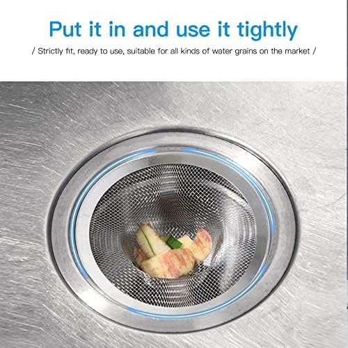 Maxware 4PCS Heavy Duty Stainless Steel Sink Strainer Set 1